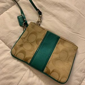 Small Coach wristlet